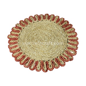 SET 5 Of Unique Seagrass <b>Placemat</b> Set For Ramadan and Eid, Handwoven Decorative Table Mat, Handwoven Seagrass <b>Placemat</b> - Product Image 5