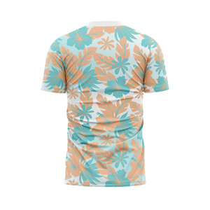 เสื้อยืดกีฬาผ้าสแปนเด็กซ์/โพลีเอสเตอร์แบบไร้ตะเข็บ ระบายอากาศได้ดี ยืดได้สี่ทิศทาง ซับเหงื่อ แห้งเร็ว รับผลิตตามแบบ OEM ODM พร้อมพิมพ์ลาย - Product Image 4