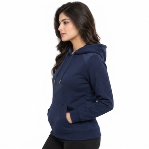 Women <b>Hoodie</b> <b>Lightweight</b> Fabric Smooth Texture Comfortable Construction Relaxed Fit Modern Custom Women <b>Hoodie</b> Fashion Apparel - Product Image 4