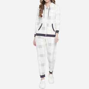 New Custom Logo Made Hot Selling OEM Service Top Quality Sweat <b>Suit</b> In 100% Cotton Tracksuit For Women - Product Image 1