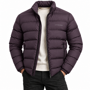 Chaqueta Acolchada Clásica Personalizada 2026 para Hombre, Diseño Acolchado de Invierno de Alta Calidad, con Capucha, Tallas Grandes, Impermeable, Precio al por Mayor - Product Image 1