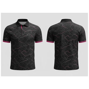 Brand New Abstract Pattern Women Polo Personalized Logos Ladies Custom <b>Dart</b> Shirt - Product Image 3