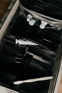 Wholesale Genuine Leather Unisex for Bag Dopp <b>Kit</b> Travel Wash Bag Waterproof Lining Zipper <b>Shaving</b> <b>Kit</b> Factory TYG-0106 - Product Image 6