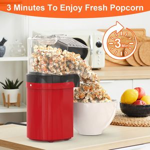Máquina para Hacer Palomitas de Maíz Mini de 1200W, Fácil de Usar, 8 Tazas, Sin Aceite, con Taza Medidora y Calentador de Mantequilla - Product Image 3