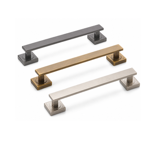 Modern Luxury Brass Main <b>Door</b> <b>Handle</b> with Matte Black Gold Silver Finish | Durable <b>Pull</b> <b>Handle</b> for Villa Entrance <b>Doors</b> - Product Image 2