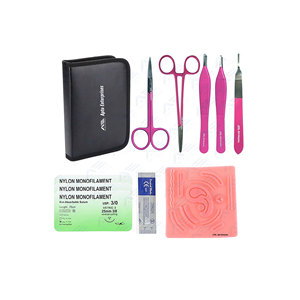 High Quality <b>Suture</b> Practice <b>Kit</b> Stainless Steel Instruments For Medical Use Hand Made <b>Kits</b> Medic Instruments Medical Equipments - Product Image 1