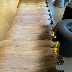 Extensiones de cabello humano a granel 100% virgen vietnamita Remy entrega rápida sin procesar recto Super doble dibujado OEM - Product Image 5