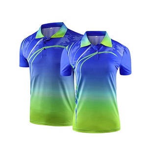Custom Tennis <b>Shirt</b> Quick Dry Breathable Sportswear Men's Women's Sublimation Jersey Custom Logo Performance Athletic Wear OEM - Product Image 1