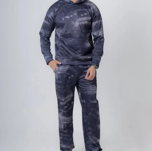 Sweat à capuche unisexe 2-en-1, léger, écologique, à séchage rapide, imprimé, en polyester, décontracté, pour le printemps, avec poches latérales et élastiques - Product Image 1