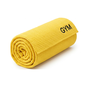 Serviette de sport durable et légère, couleur jaune, pour la course, la gym, l'exercice et l'entraînement, le cyclisme, serviettes en tissu éponge rafraîchissantes - Product Image 3