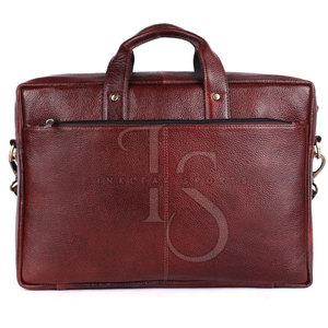 Sac pour ordinateur portable en cuir véritable, durable, léger et décontracté, avec un design moderne pour une utilisation en extérieur - Product Image 6