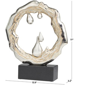 Nouvelles sculptures dorées tendance, emballage individuel, faites à la main, écologiques, durables, décoration de table moderne, salon - Product Image 6
