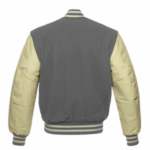 Vestes de baseball personnalisées sur mesure pour équipes scolaires, finies, unies, teintes, pour l'hiver, style Letterman Varsity - Product Image 5