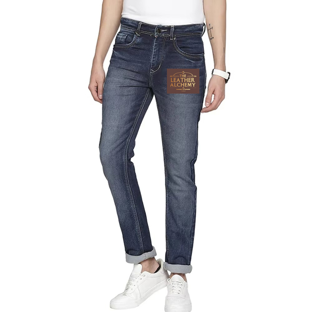 New Style Fashionable Design Denim Jeans Pakistan Manufacturer Men Dark Blue Jeans Casual Fit Wash Trendy