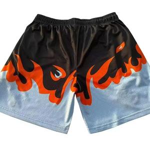 Shorts en mesh personnalisés de haute qualité sublimés, parfaits pour l'été, respirants, séchage rapide, antibactériens, décorés - Product Image 4
