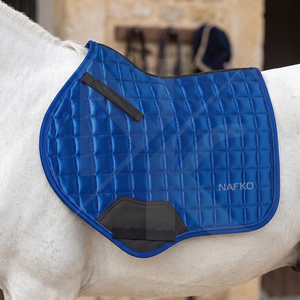 Tapis de selle carré classique OEM haut de gamme pour chevaux, équipement d'équitation et de saut, mousse haute densité écologique, personnalisable - Product Image 2
