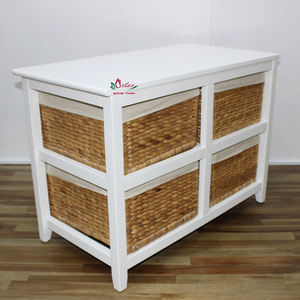 Artex Dong Thap fábrica Vietnam artesanías algas marinas cuerda agua Jacinto almacenamiento gabinete organizador - Product Image 3