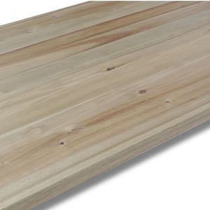 Encimera de madera de acacia con borde encolado, acabado al óleo, grado BC, 31.5x78.74 pulgadas, fabricada en Vietnam, grosor: 1,02 ~ 1,26 pulgadas - Product Image 2