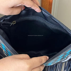 2025 Hot Selling Wholesale New Fashion Hand Tooled Checkered Leather Luxury Women's Shoulder Bag Genuine Cowhide Leather <b>Handbag</b> - Product Image 6