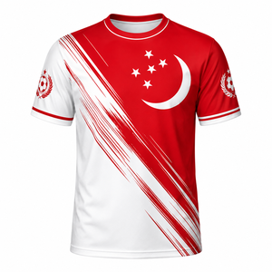 Maillot de football d'hiver personnalisé OEM, unisexe, col en V, noir menthe, imprimé par sublimation, anti-humidité, 100 % polyester, athlétique - Product Image 1