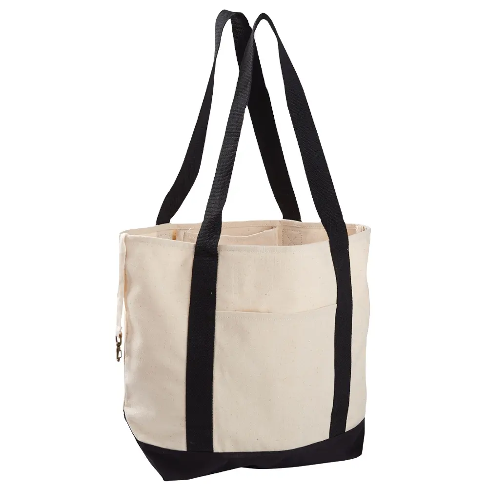 सबसे ज्यादा बिकने वाले फैशन बैग सफेद महिलाओं टो बैग कैनवास शॉपिंग बैग सादे इको फ्रेंडली कपास