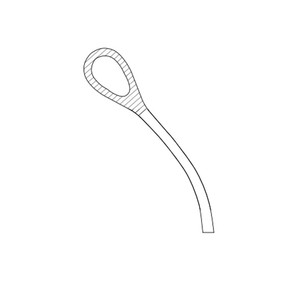 คีมหนีบกระดูกอกแบบโค้ง ปากยาว 15.2 ซม. ความยาวรวม 30.2 ซม. เครื่องมือผ่าตัดอก ZETOMEDPRO - Product Image 3