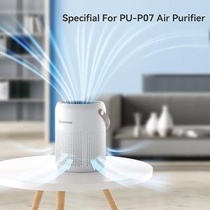 Purificatori d'Aria Portatili Silenziosi di Piccole Dimensioni con Filtro HEPA H13 di Ricambio per Camera da Letto, Animali Domestici, Ufficio, Depuratore d'Aria per una Qualità dell'Aria Ottimale - Product Image 2