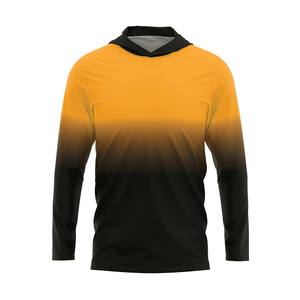 Prix de gros – Maillot de pêche unisexe à manches longues, impression par transfert thermique, UPF 50, antibactérien, personnalisable, séchage rapide - Product Image 3