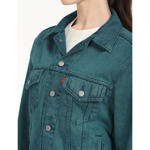 Chaqueta vaquera clásica para mujer, tela suave de alta calidad con un diseño atemporal, ideal para todas las estaciones y un estilo versátil para el día a día. - Product Image 5