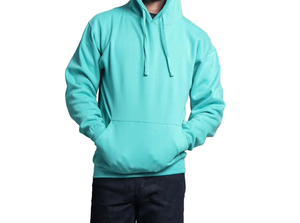 Conjunto de Sudadera con Capucha para Hombre, Color Sólido, Algodón French Terry, Ropa Casual de Otoño, Sudadera con Cierre Completo y Pantalones, Algodón con Spandex - Product Image 2