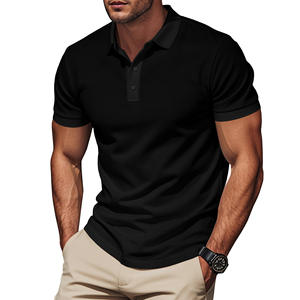 Chemise décontractée pour homme en coton 100% blanc, à manches courtes, séchage rapide, tricotée, impression numérique sur le devant, logo personnalisé, service OEM - Product Image 6