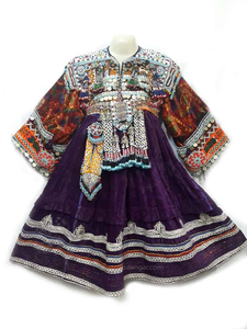 Robe Kuchi ethnique vintage, robe traditionnelle multicolores pour fêtes Kuchi afghanes/pakistanaises, avec services OEM de qualité économique. - Product Image 2