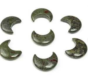 Piedra de Cristal de Jaspe Sangre de Dragón Natural en Forma de Luna Creciente, de la Mejor Calidad, en Oferta, para Regalo a un Mejor Amigo - Product Image 4