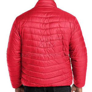 Modern Men Puffer <b>Jacket</b> Quilted Warm Breathable Outerwear Lightweight Winter Fashion Zip up Front Logo Comfortable Street Style - Product Image 2