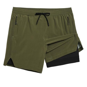 Custom Men's Workout Breathable Quick Dry <b>Mid</b> Eco-Friendly Sports Shorts Plus Size Joggers Beach Zipper Pocket Shorts For Men - Product Image 2