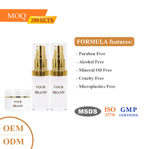 Coffret de Soins Anti-âge et Éclaircissant aux Herbes à Marque Blanche : Sérum et Crème pour une Peau Éclatante pour Femme - Product Image 2