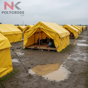 Lona Portátil para Campamentos de Asistencia Humanitaria, Lona Multiusos para Campamentos de Emergencia al Aire Libre, para Exportación - Product Image 3