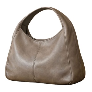 L'article ressemble à un sac hobo en cuir pour femme Houla, couleur gris brun, de la marque Bag. - Product Image 1
