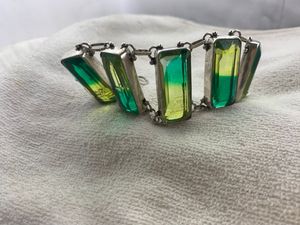 Top Quality Colorful Square Natural <b>Stone</b> Beaded <b>Bracelet</b> Brass Jewelry Gemstone Handmade Ethnic Jewelry For Women Best Price - Product Image 2