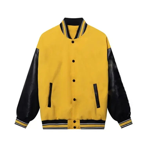 2025 <b>Winter</b> Unisex Varsity <b>Jacket</b> Reversible <b>Waterproof</b> Eco-Friendly 100% Wool Hooded Streetwear Style - Product Image 3
