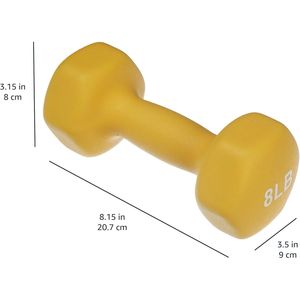 Neoprene Dumbbells for Exercise and Muscle Toning Hand <b>Weights</b> for Fitness <b>Training</b> - Product Image 2