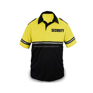 Stylish Black and Blue Two Tone 100% Cotton Custom logo Made Men Women <b>Hi</b> <b>Vis</b> Short Sleeve Quick Dry Security Safety Polo <b>Shirts</b> - Product Image 3