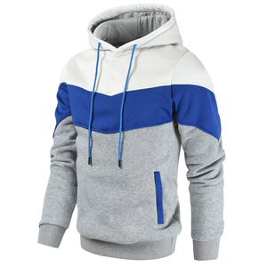 Wholesale Black Quarter <b>Zip</b> Unisex Pullover Hoodie Color Blocking Oversized Fleece 100% Cotton Spring Printed High Quality - Product Image 3
