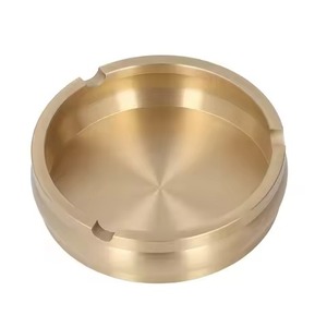 Cendrier classique en métal, cendrier profond coupe-vent pour cigarettes, accessoire de table pour fumeurs, intérieur et extérieur - Product Image 3