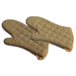 Nouvelle collection de mitaines de four en coton élégance moderne couleur unie résistant à la chaleur équipement de cuisine pour la cuisson et assurer la sécurité - Product Image 1