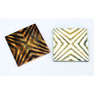 Custom Laser Engraved Wooden <b>Coaster</b> Set Eco Friendly Tropical Botanical Plant Wood Cup Mat Hot Sale Wholesale <b>Drink</b> <b>Coasters</b> - Product Image 3