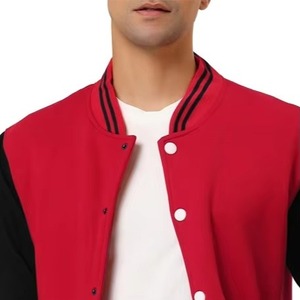 Premium OEM ODM Custom Baseball Varsity <b>Jacket</b> Wool <b>Leather</b> Letterman <b>Jacket</b> with Custom Embroidery - Product Image 5