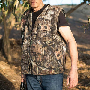 2026 New Arrival Pakistan-Made Lightweight Breathable Men's Summer Season Use Solid Pattern Sleeveless Hunting Vests - Product Image 5