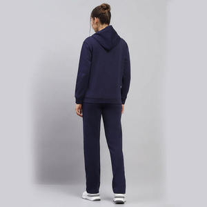 Conjunto Deportivo de 2 Piezas para Mujer, Talla Grande, con Cierre y Logotipo Personalizado, Transpirable, 100% Algodón Felpa - Product Image 4