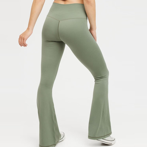 Vaqueros acampanados de mujer 2026 de tiro alto, pierna ancha, corte bootcut, elásticos, ajustados y con efecto levanta glúteos - Product Image 2